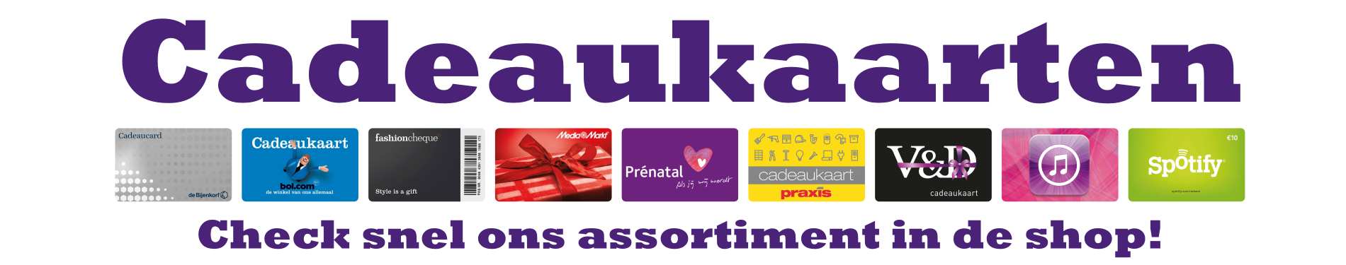 cadeaukaarten